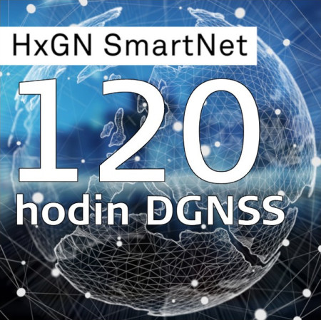 Roční HxGN SmartNet DGNSS omezený přístup na 120 hodin.