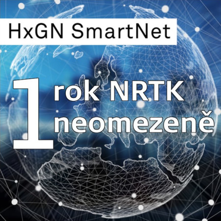 Roční HxGN SmartNet NRTK se všemi GNSS, neomezený přístup
