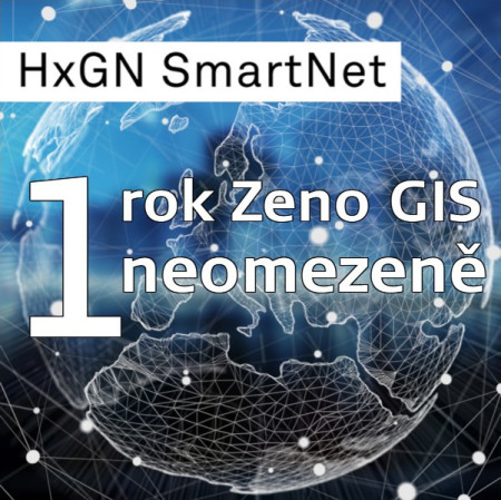 Roční HxGN SmartNet GIS NRTK neomezený (pro Zeno)