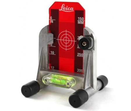 Cílový terč 150 - 300, včetně držáku, pro potrubní lasery Leica Piper s červeným paprskem