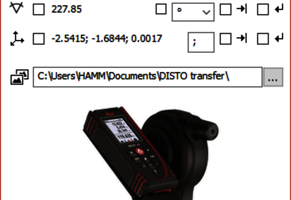 DISTOtransfer pro laserové dálkoměry DISTO