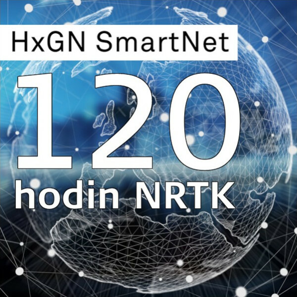 Roční HxGN SmartNet NRTK se všemi GNSS, omezený na 120 hodin