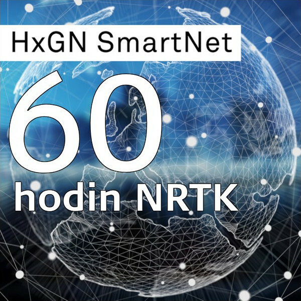 Roční HxGN SmartNet NRTK se všemi GNSS, omezený na 60 hodin