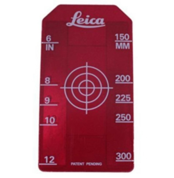 Cílový terč 150 - 300, pro potrubní lasery Leica Piper s červeným paprskem